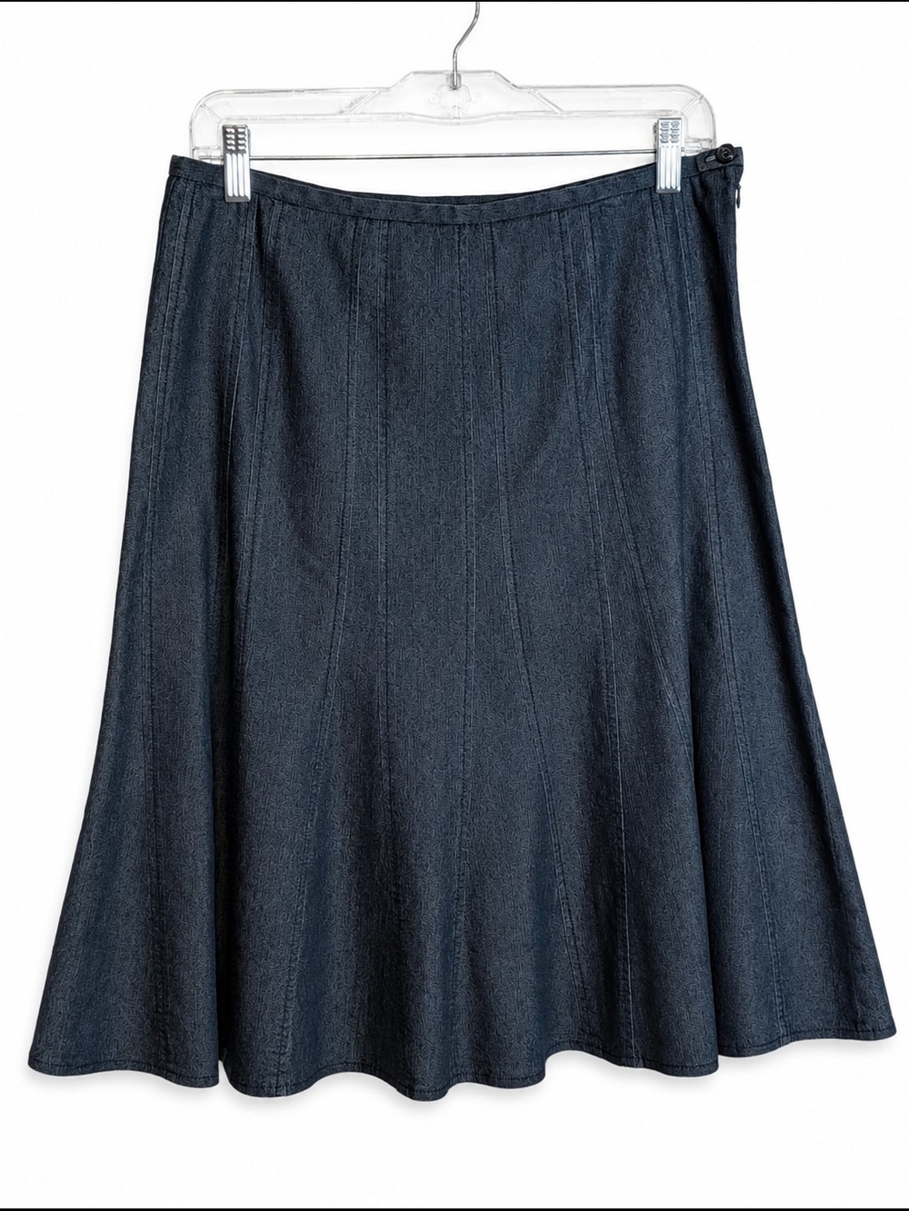 Westbound Dark Denim Midi A-Line Skirt - Picture 4 of 6